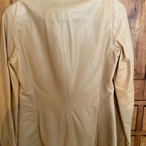 Ralph Lauren sheepskin jacket & BCBG suit